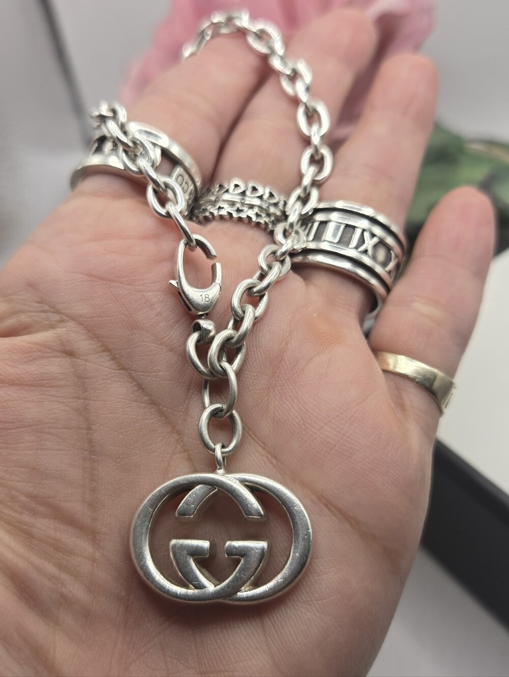 Gucci Interlocking G Charm Bracelet